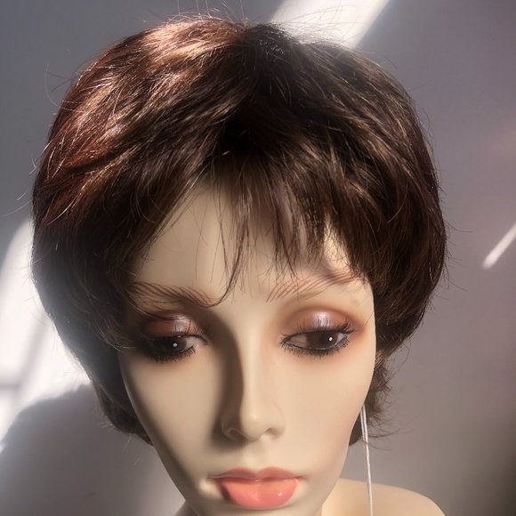 Adelle Wig by Rene of Paris- Color: Marble Brown-R - Picture 9 of 13